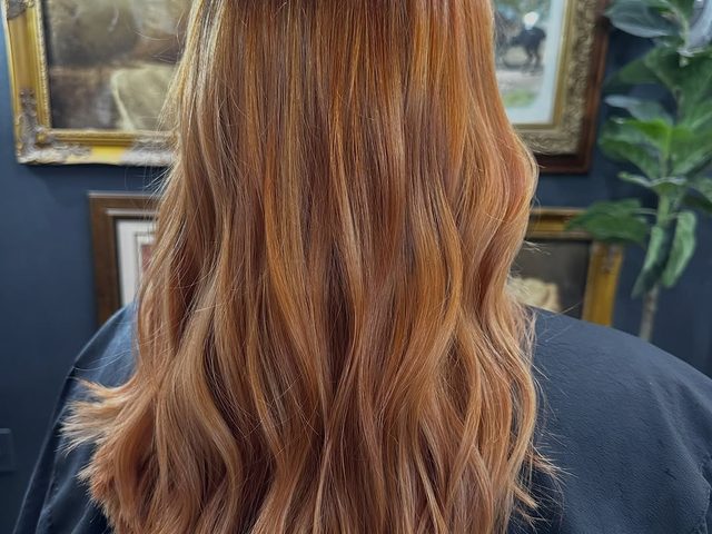 Dimensional copper hair color by Craft Collective Salon Group
